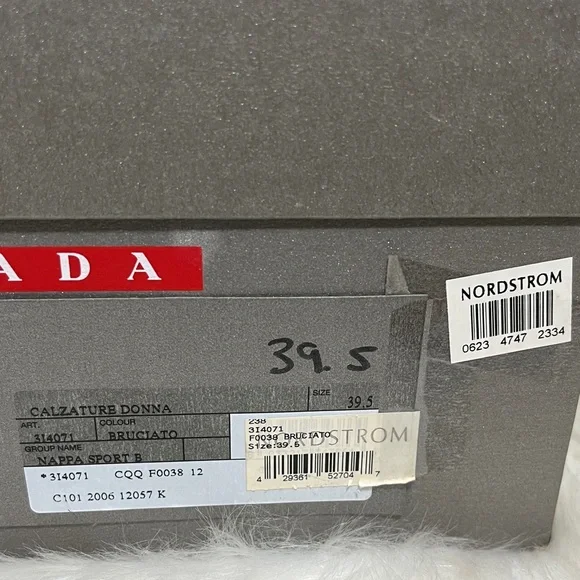 Prada Calzature Donna Bruciato Brown Leather Heels - Picture 3 of 15